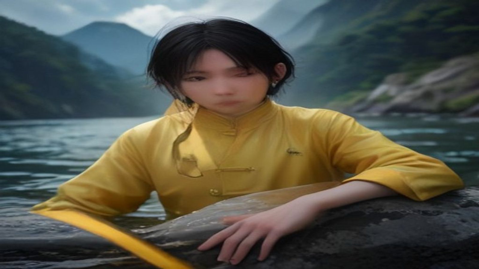 黑金科技感数字媒体平台背景，深蓝色光线与数据流视觉效果，营造高端短视频平台氛围